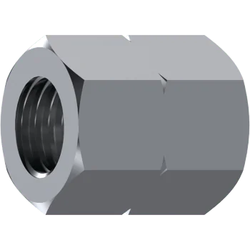 S.S. HEX. ADAPTOR FIXED FEMALE   1/4" NPT  1/4" NPT