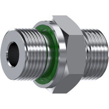 S.S. ADAPTOR ORFS MALE - BSP MALE   ORFS 1"3/16-12H  BSP 3/4"