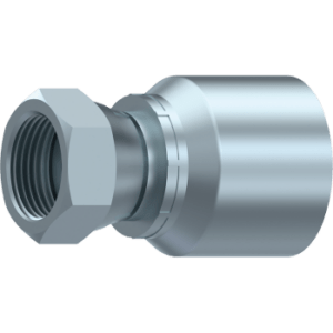 One piece BSP Swivel female flat seat