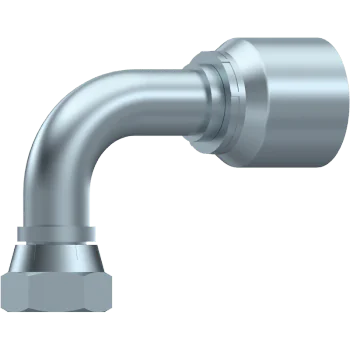 3/4" BSP One piece BSP Swivel female flat seat (90ºElbow)