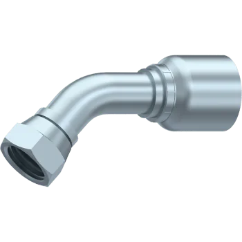 ONE PIECE BSP FEM.60ºCONE(45ºELB)+O-RING   5/8" BSP DN 5/8"