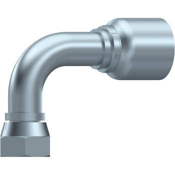 1-1/4" BSP One piece BSP female cone 60° (90º Elbow) +o.ring