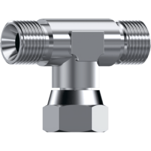 Tees BSP 60° male - swivel female - male