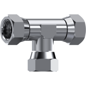 Tees BSP 60° swivel female