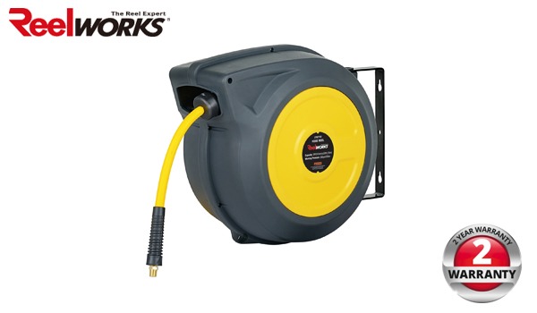 Safety Reel c/w 15m x 3/8" Hose Yellow