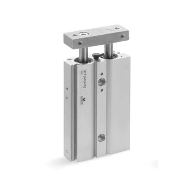 Series QX Twin Rod Cylinders Double Acting Linear Ball bearings-10mm bore-20mm stroke
