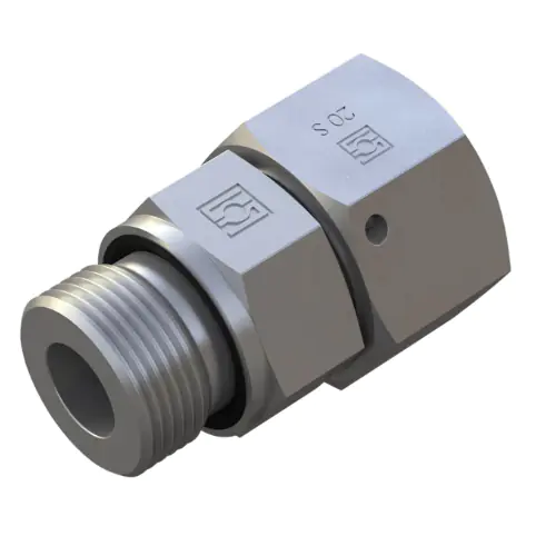 1-1/2" BSP Male Stud with Captive Seal x 42L Standpipe (Female Swivel)
