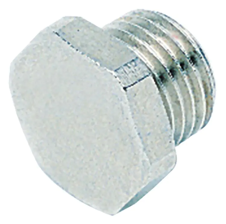 1/4" BSP THREAD BRASS MALE BLANKING PLUG