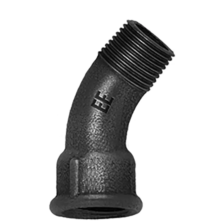 3/4" BSPT/BSPP M/F 45 DEG BLACK BEND