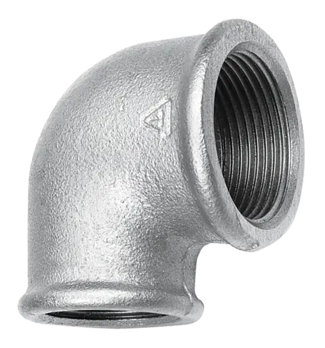 1" X 3/4"    ELBOW 90DEG   F/F GALV  IRON PIPE FITTING