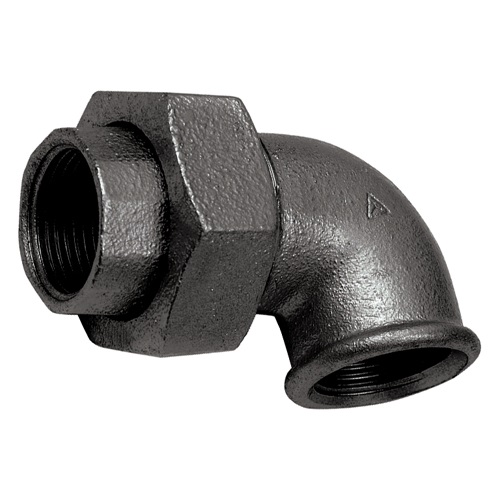 2" BSPP FEMALE BLACK UNION ELBOW