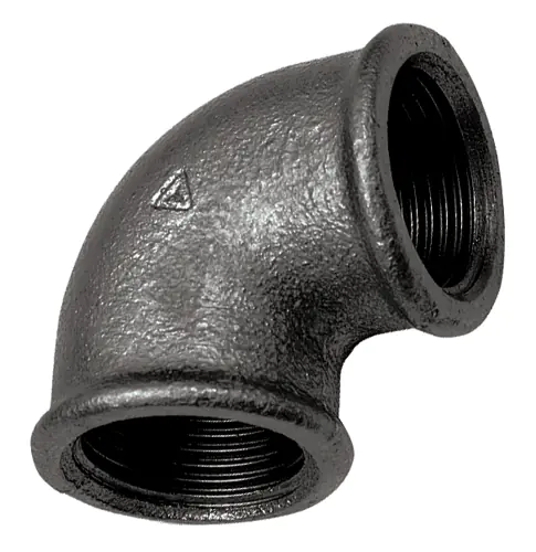 1"           ELBOW 90DEG   F/F BLACK IRON PIPE FITTING