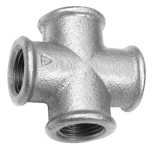 1"          EQUAL CROSS    F/F GALV  IRON PIPE FITTING
