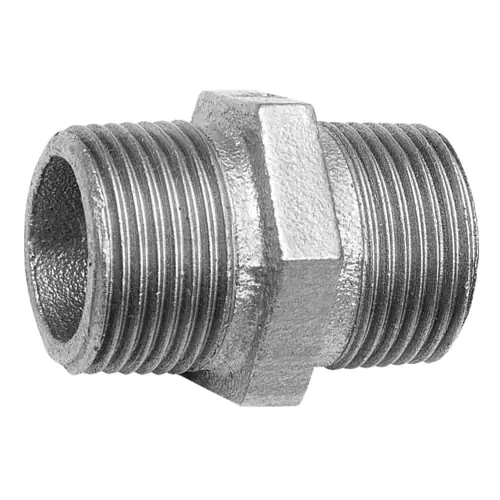 3/4"         HEX NIPPLE GALV  IRON PIPE FITTING
