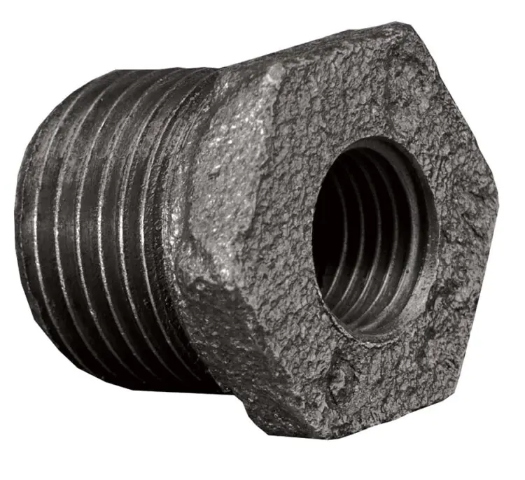M140B 1.1/4X1 BLACK MI HEX BUSH