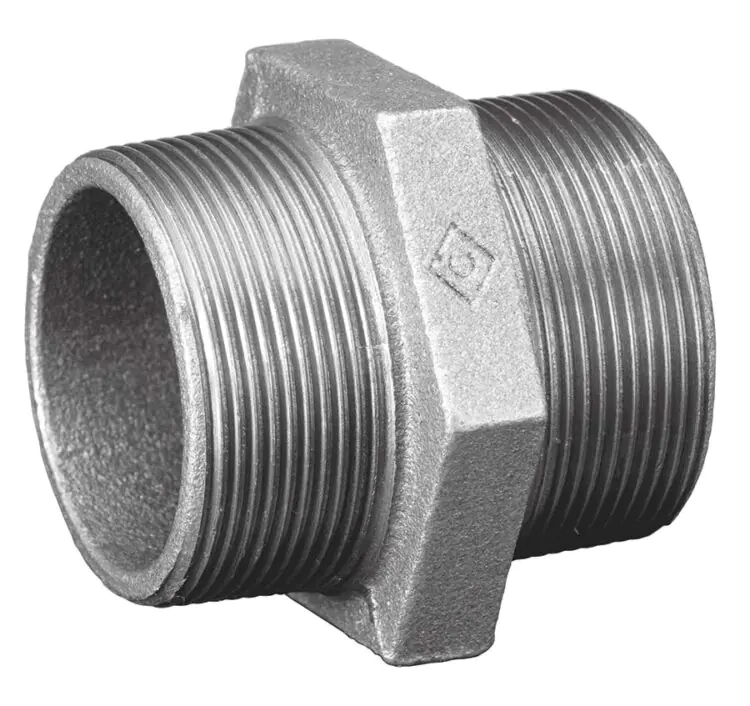 M144G 2 GALV MI HEX NIPPLE
