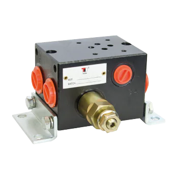 1 Station Cetop 3 Manifold - Parallel - With integrated relief valve (20 to 250 bar)
