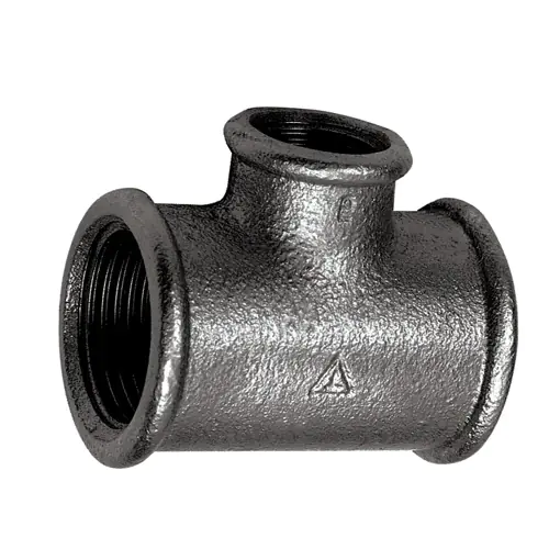 1.1/4"X 3/4"REDUCING TEE BLACK IRON PIPE FITTING