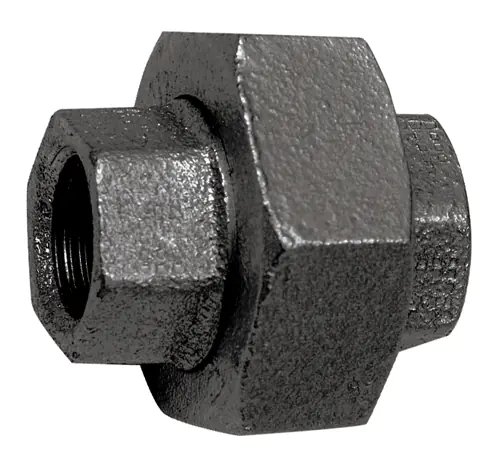 2"           CONE UNION    F/F BLACK IRON PIPE FITTING