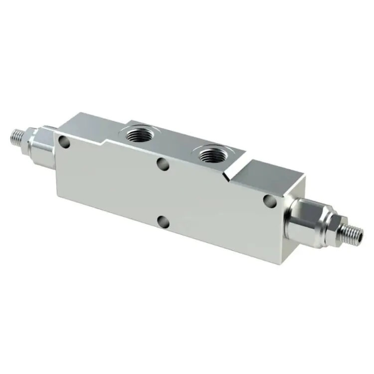 3/8" BSP Dual Over Centre Valve - 60 to 350 Bar adjustable range