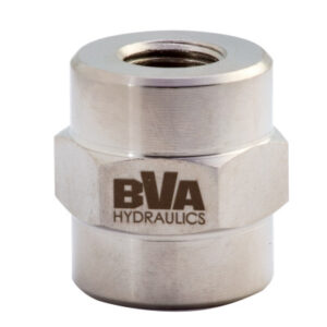 FT102 - 1/4" NPTF x 3/8" NPTF Reducing Coupling - 700 Bar / 10,000 PSI