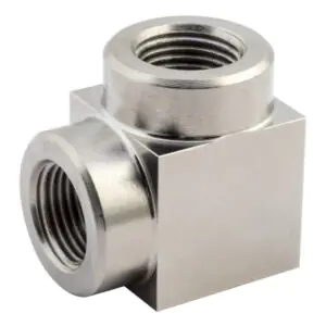 FT107 - 3/8" NPTF Female 90° Elbow - 700 Bar / 10,000 PSI