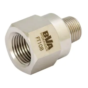 FT108 - 3/8" NPTF Male x 1/2" NPTF Female - 700 Bar / 10,000 PSI