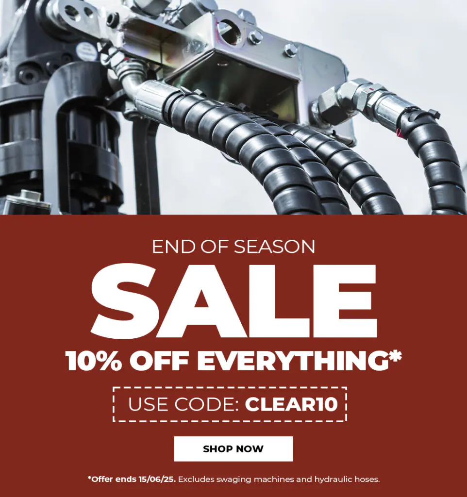End of Season Sale at Hydraulic Megastore with 10% OFF Everything use code CLEAR10
