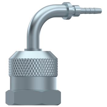 90º Swivel female check coupling , Thread M16X2