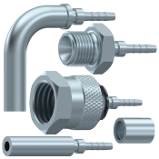 Mild Steel Microbore Hose Fittings