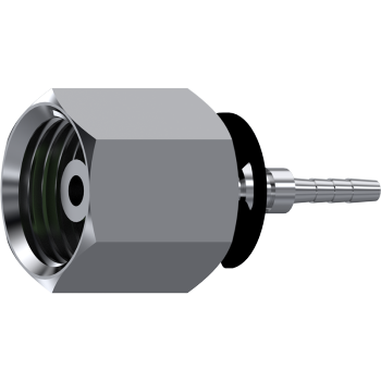 Check 24º Metric Swivel Female With O-ring