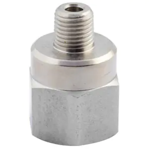 Fitting Adapter, 1/4"-18 NPTF Male X 1/2"14 NPTF Female, 10,000 psi (700 bar)