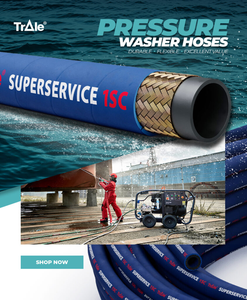 Mobile Banner Trale Pressure Washer Hoses