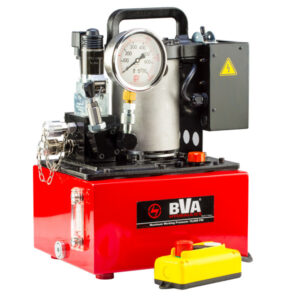 Electric Torque Wrench Pump with Universal Motor, starts under full load, 120 VAC, 50/60 HZ, works at max. 10,000 psi (700 bar).