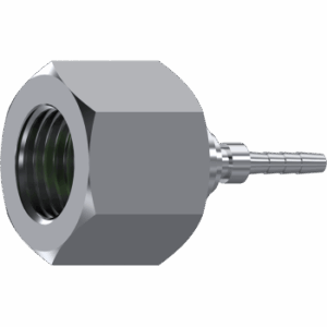 Swivel Female Flat Seat With O-ring For Manometer Micro-hose