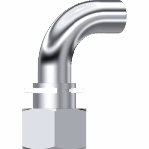 Weldable Metrical Swivel Female 90º Without O Ring