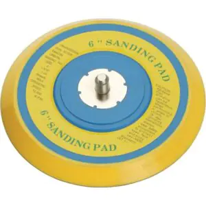 Sanding Pad 150mm (6") diameter, Velcro (1 per Pack)