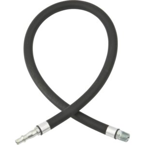 Anti Whip Hose 0.6m of 7mm i/d Hose, Standard Adaptor & R 1/4 Male End Fitting