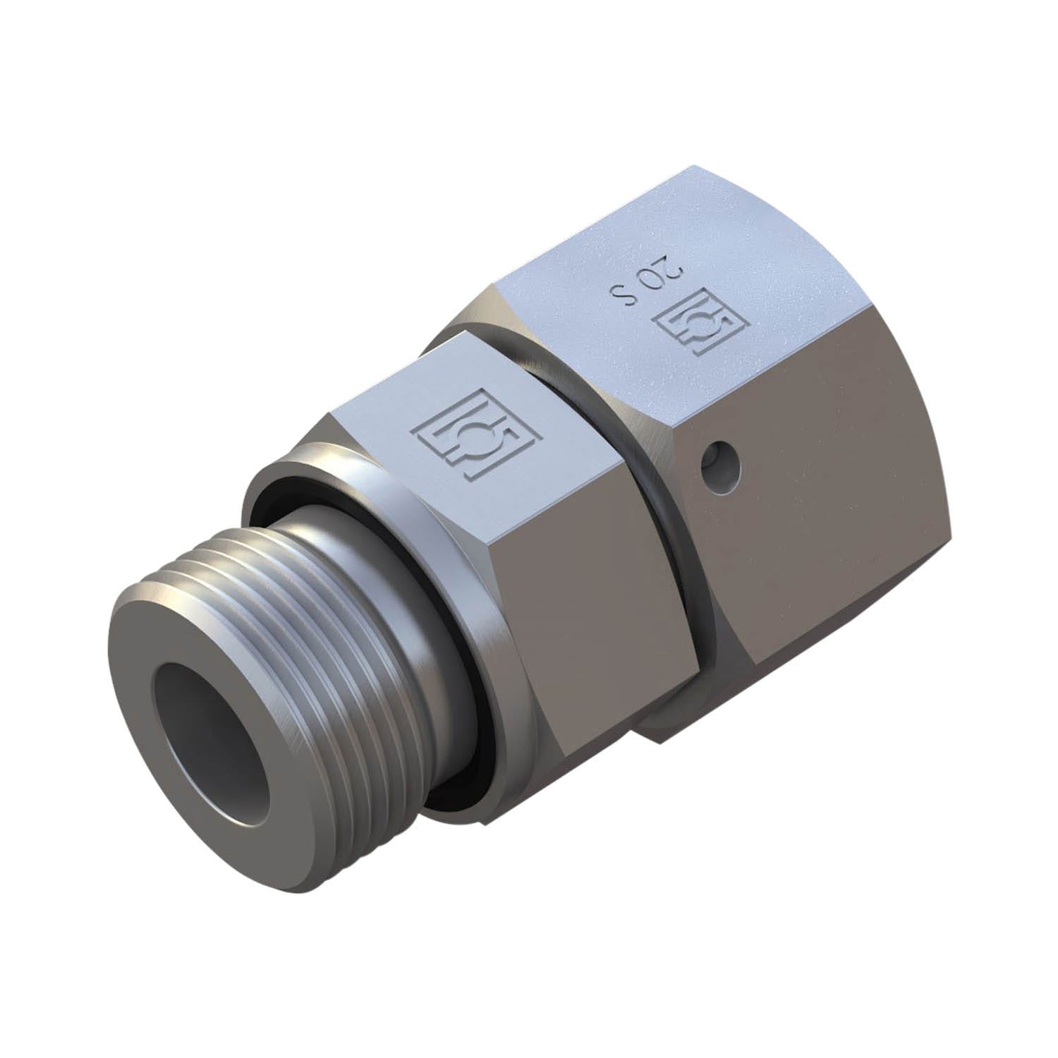 S Series 25S To M33x2 Mild Steel Standpipe Fittings With 24° Taper ...