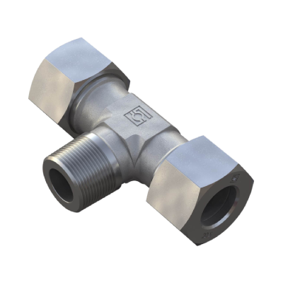 L Series 8L to 1/4" BSP Male Stud Branch Tees