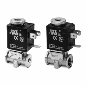 Series A Direct Operated Solenoid Valves - Threaded Body ,Connection-M5 ,Function- 2/2 N.C., Orifice-1.5mm Ø