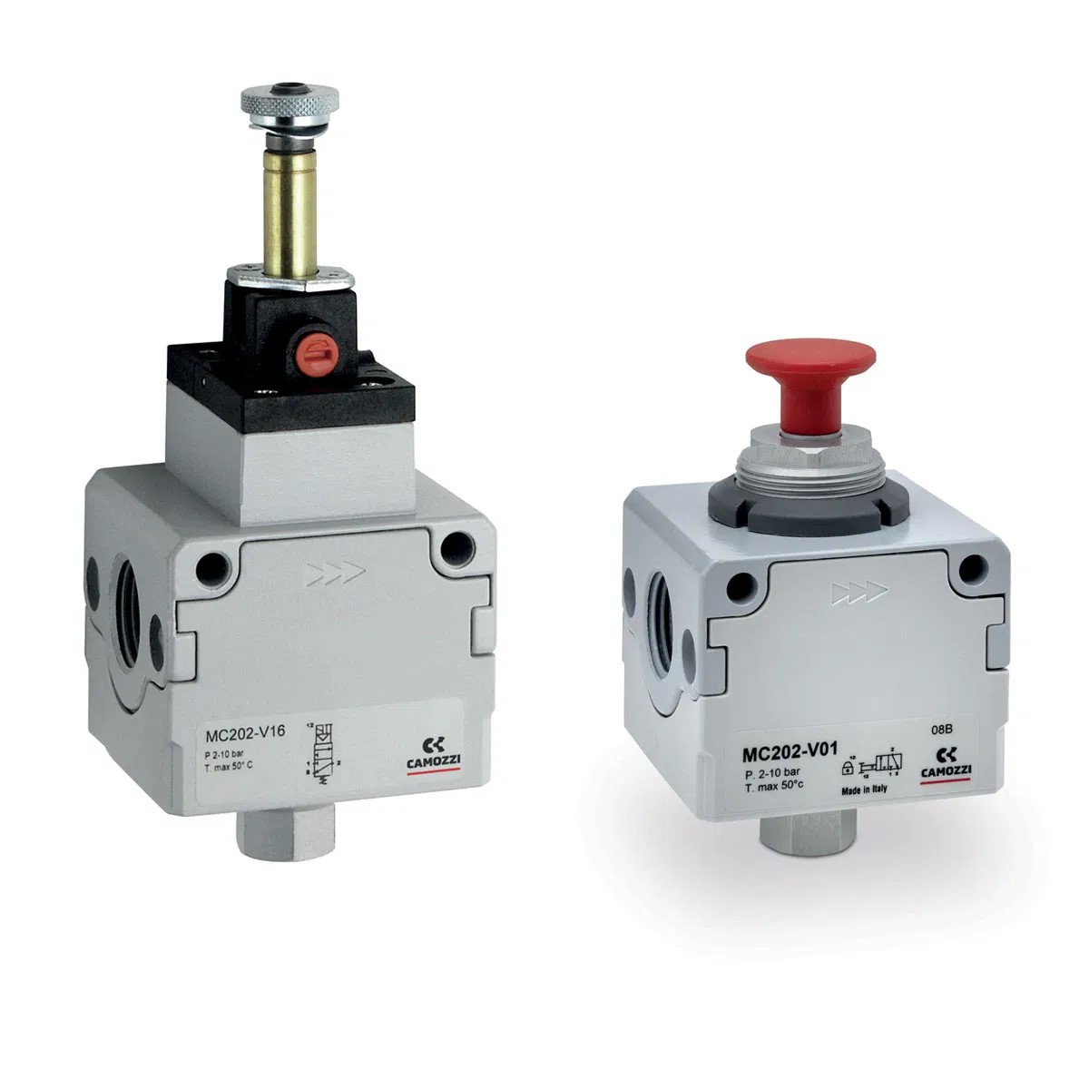 Series MC Lockable Isolation 3-Way Valve Connections 1/4"