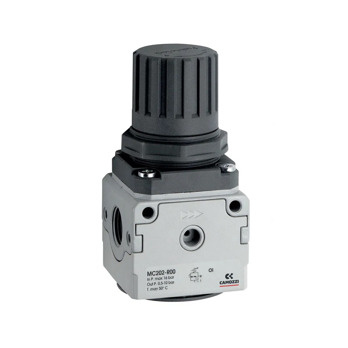 Series MC Pressure Regulators Connections 1/2" , Operating Pressure 0.5 - 10 Bar , Relieving Non-relieving