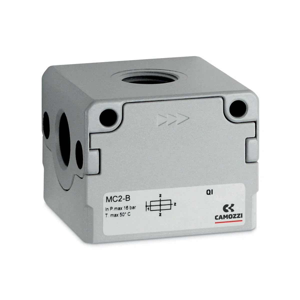 Series MC Take-off Block Connections 1/4" , Version With Non-return Valve