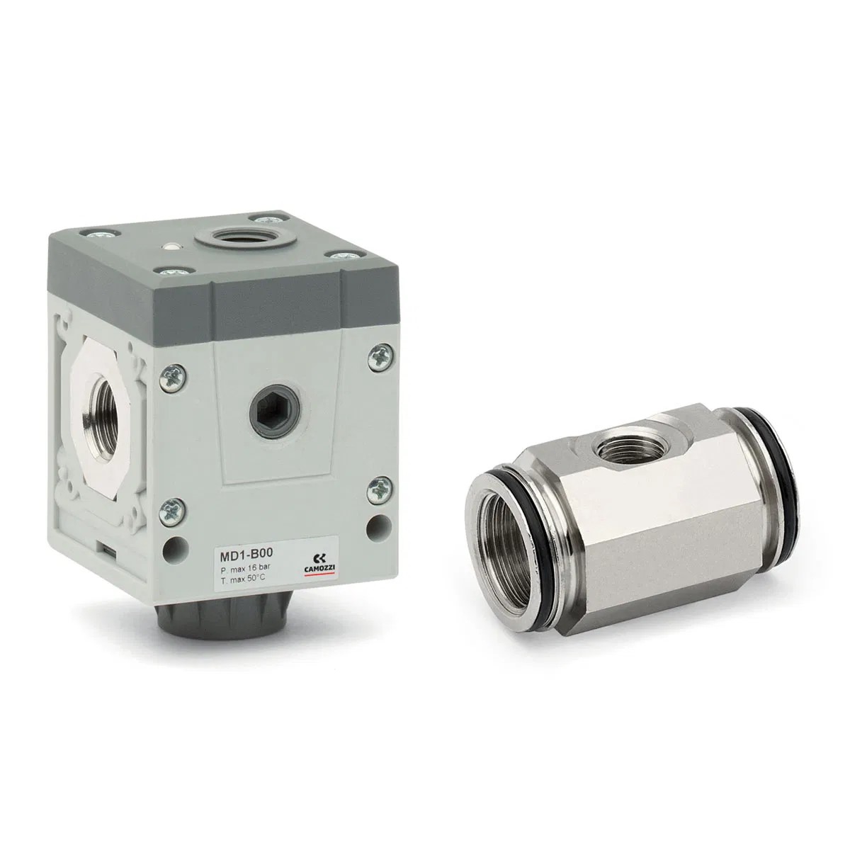 Series MD Lockable Isolation 3/2 Way Valve Connection 1/8"