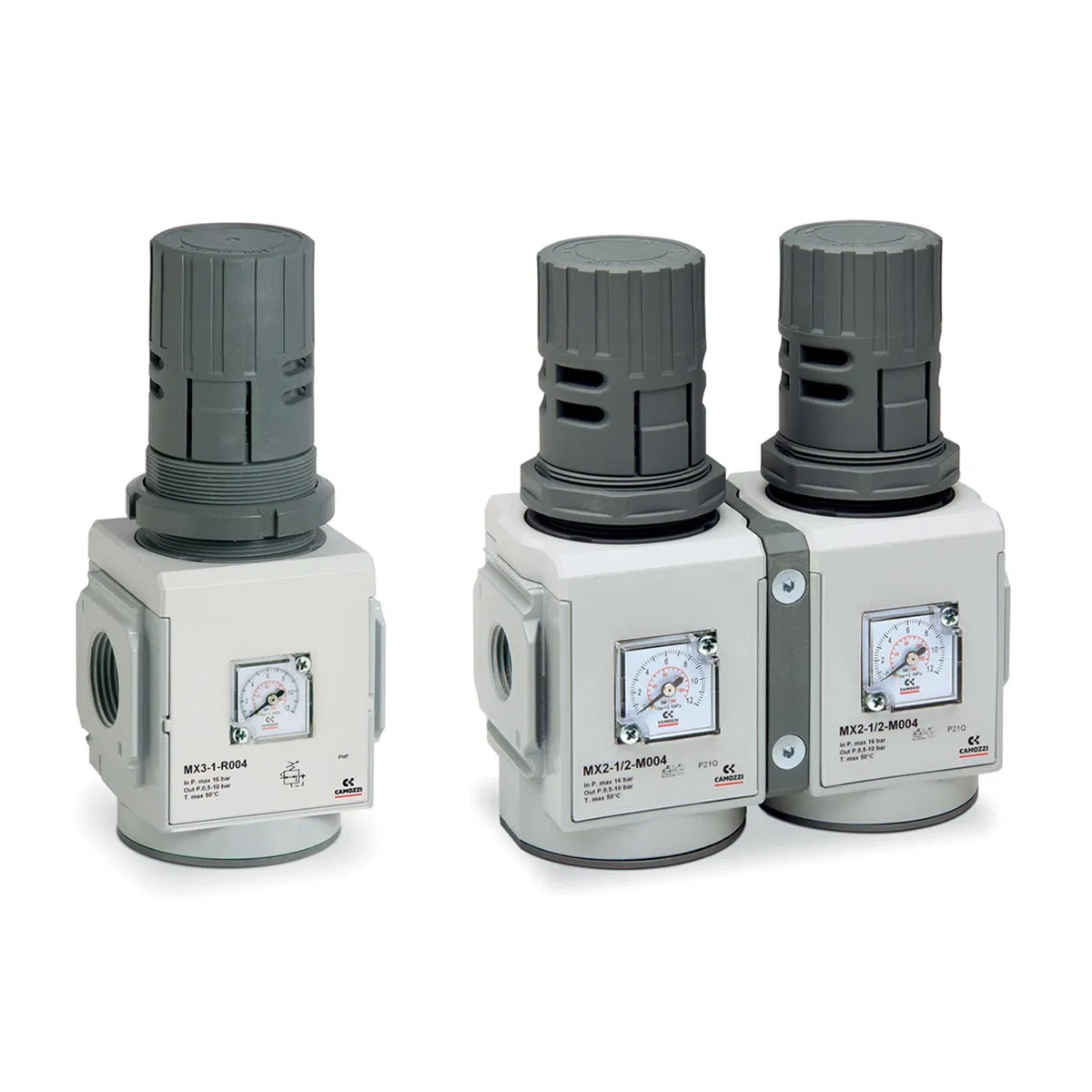 Series MX3 Pressure Regulators Connections 1" , Operating Pressure 0 to 4 bar , Design Type Relieving , Pressure Gauge Without Pressure Gauge