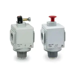 Series MX2 Electro Pneumatic Servo Pilot or Pneumatic Valves Connection 3/8" , Design Type Electro-Pneumatic Control