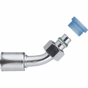 45º Swivel Female With Green Joint Hose ID 5/16" , Thread 5/8" 18h UNF