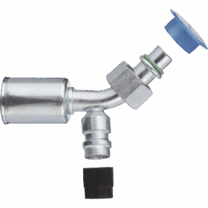 45° Female With Rotalock Joint And 134 Valve Hose ID 13/32"