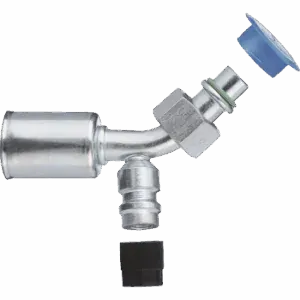 45° Female With Rotalock Joint And 134 Valve Hose ID 13/32"